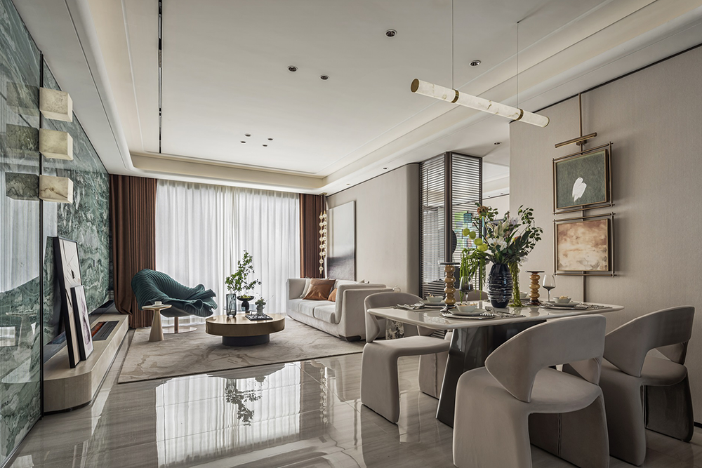 孝感九烨鼎观如院小区大堂,样板间丨中国孝感丨太谷形上-57