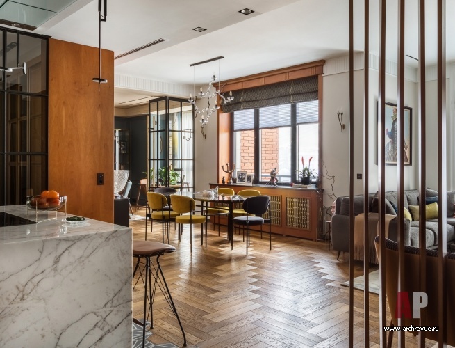 Barrin House小区3室公寓室内设计丨Анастасия Стенберг（斯滕贝格·阿纳斯塔西娅）-23