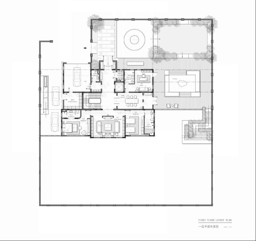北京鲁能格拉斯小镇1000㎡别墅丨中国北京丨北京辞达善空间设计-84