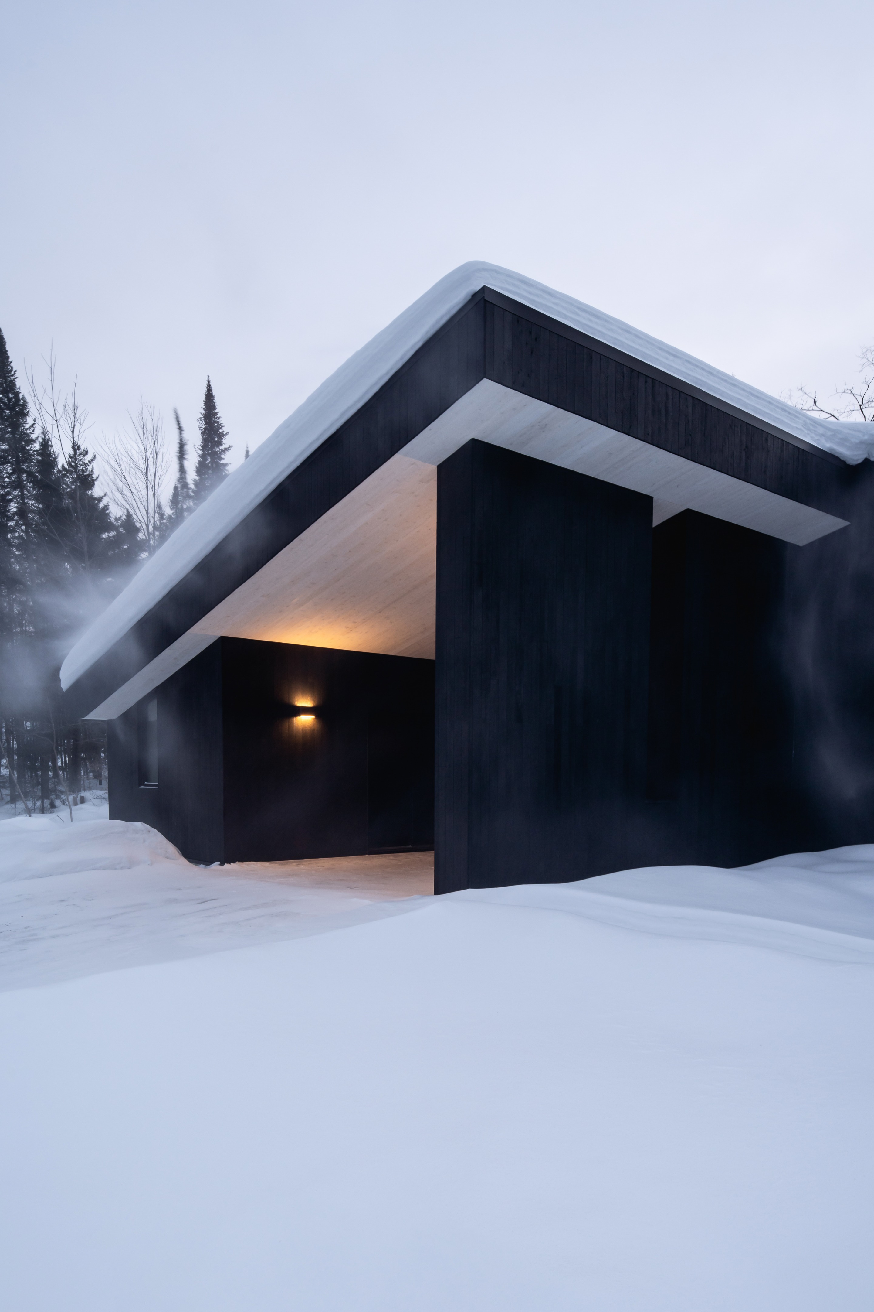 加拿大森林中的艺术创作绿洲丨Nicholas Francoeur-26