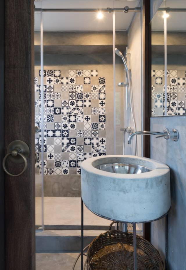 水泥+原木，一家四口的原始风大宅！-46