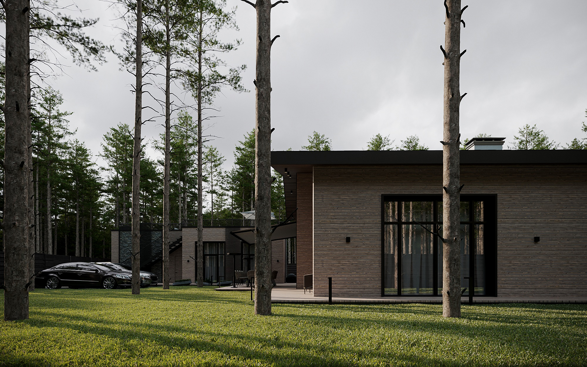 乡村木屋风格别墅丨乌克兰哈尔科夫-8