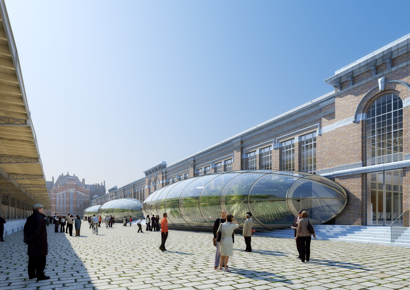 布鲁塞尔生态校园规划,绿色创新与历史遗产完美融合-48