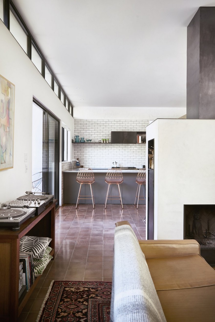 奥斯汀巴顿山社区的中世纪住宅改建-- 增设-14