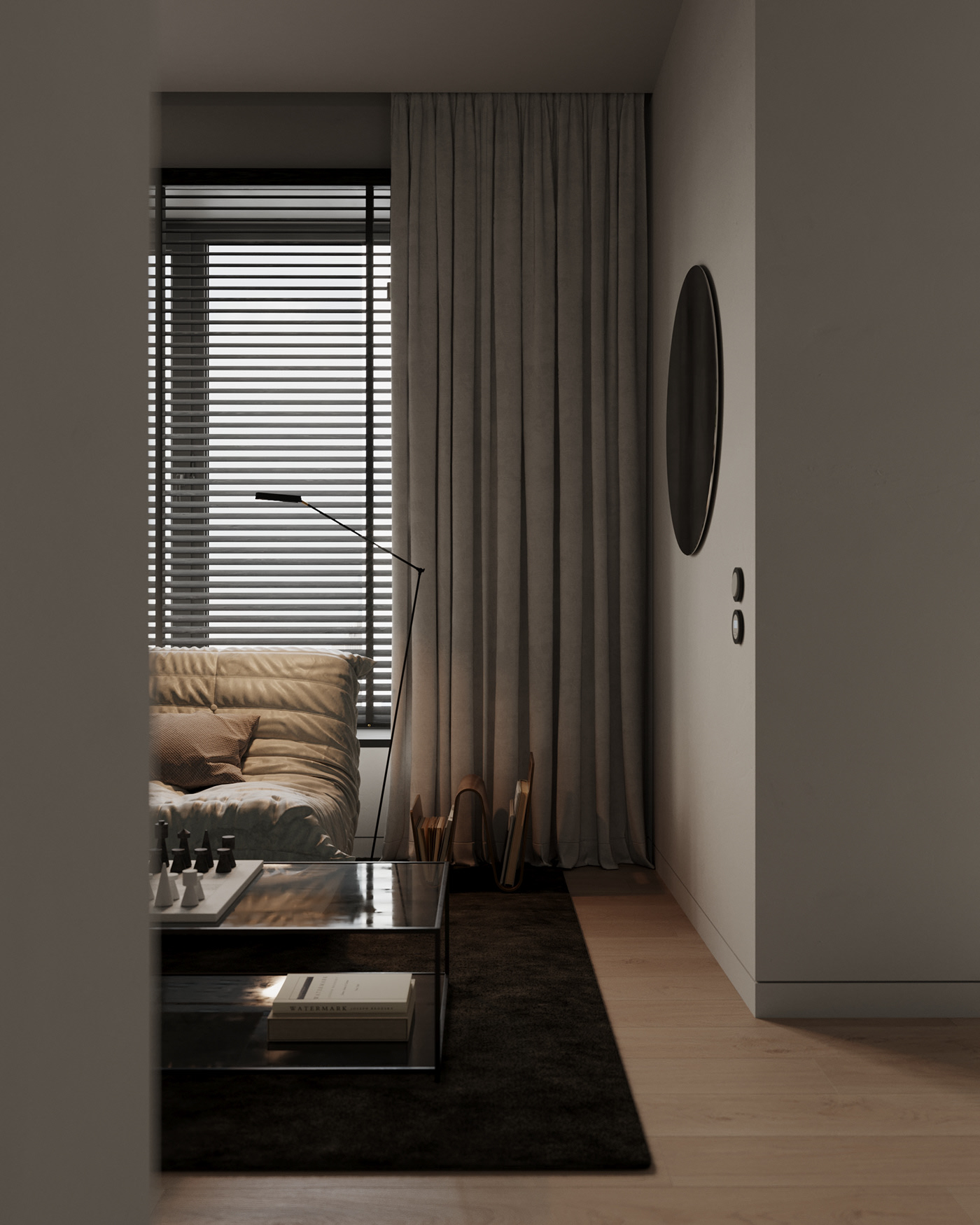 原木与白 打造舒适温暖的住宅-0