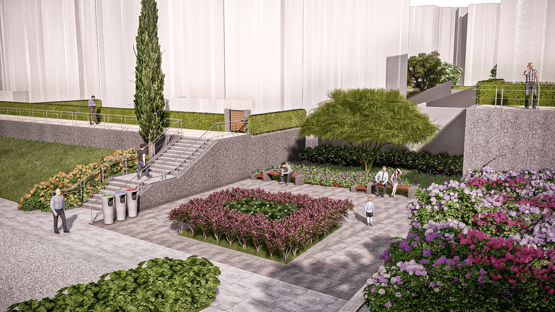 新开罗住宅小区口袋公园设计丨埃及开罗丨Salwa Maherez-19