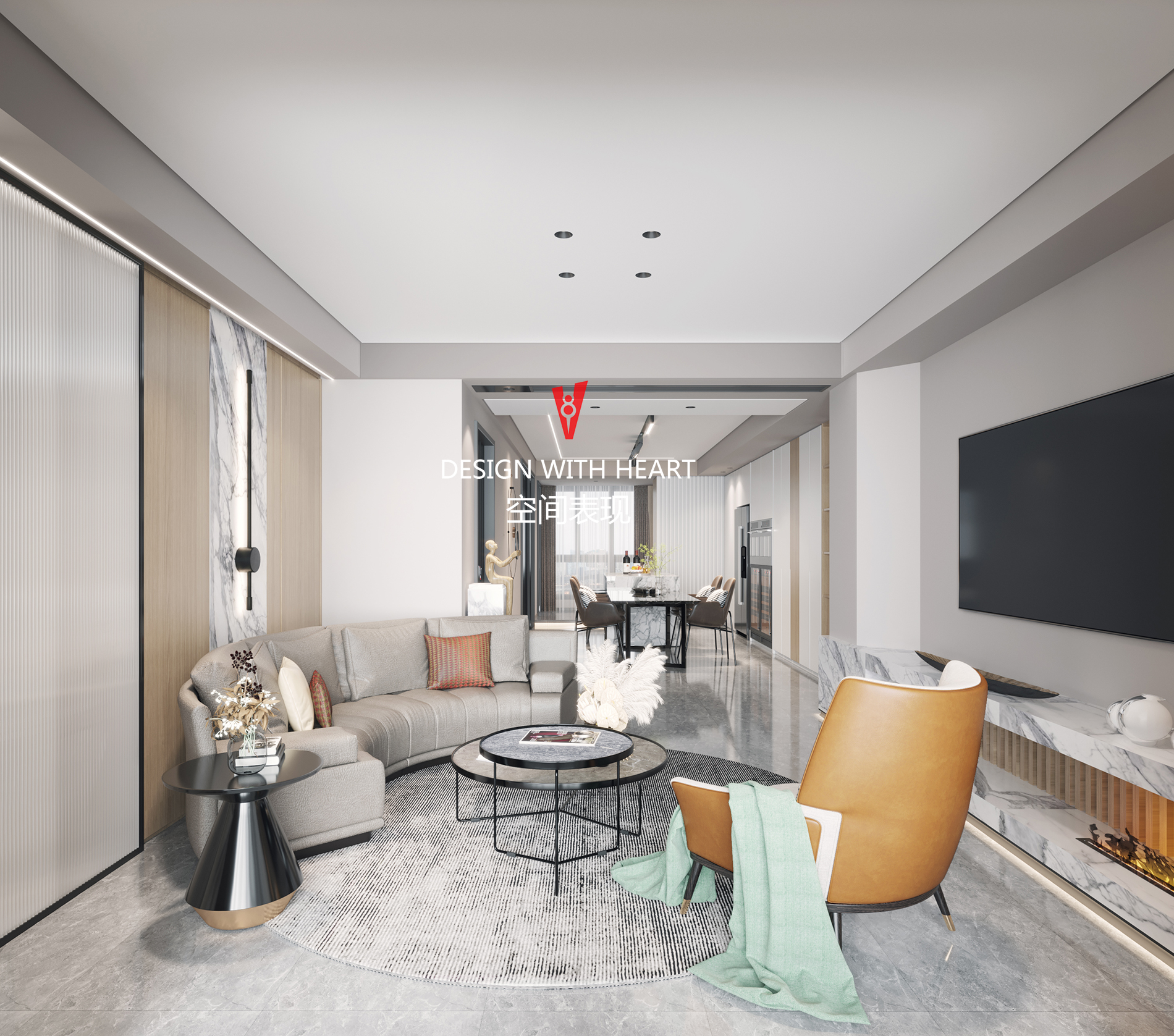 现代混搭风格的家装设计，打造温馨舒适的 V8 空间-8