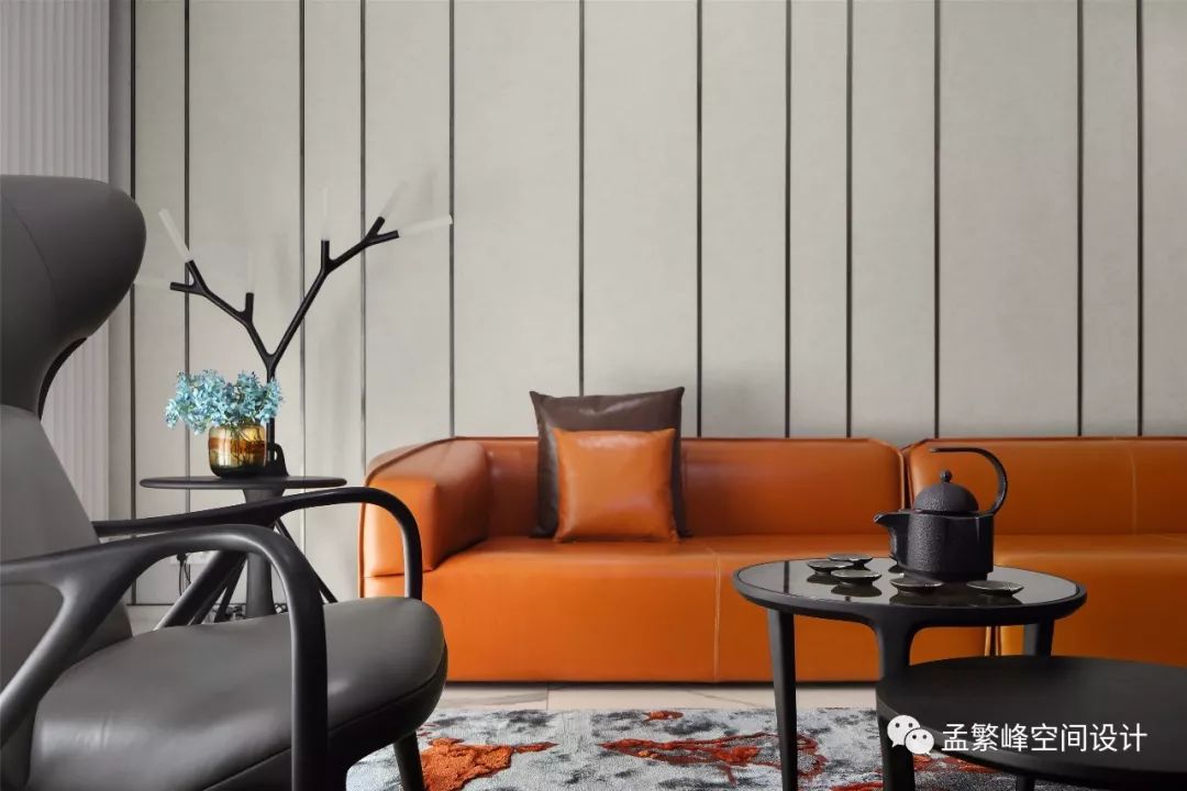 《曦-AURORA》 | 南京雅居乐花园私宅设计,橙色诠释幸福家庭生活-40