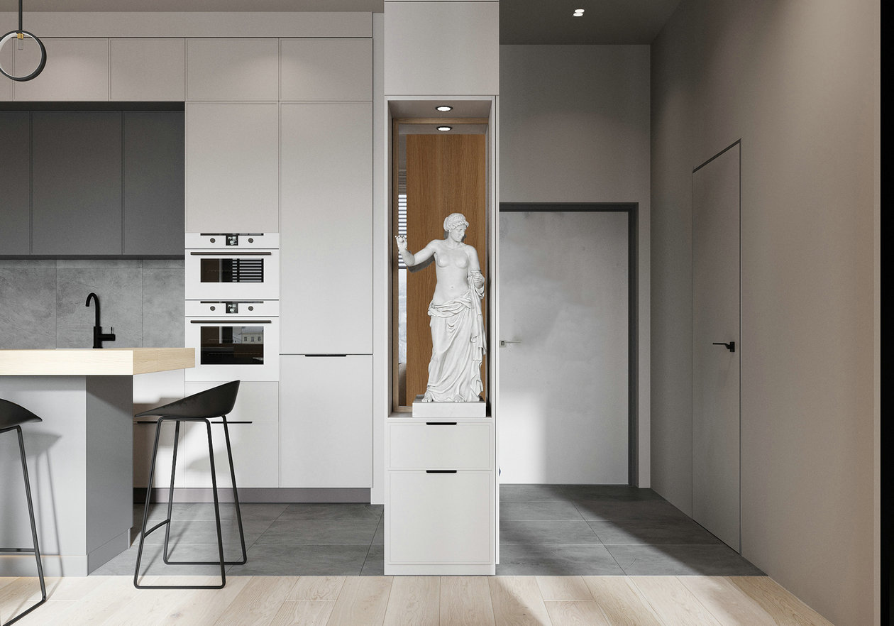 莫斯科小空间公寓设计丨俄罗斯莫斯科-9