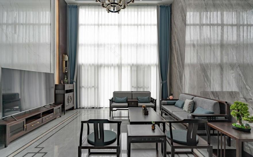 新中式别墅设计丨中国广州-17