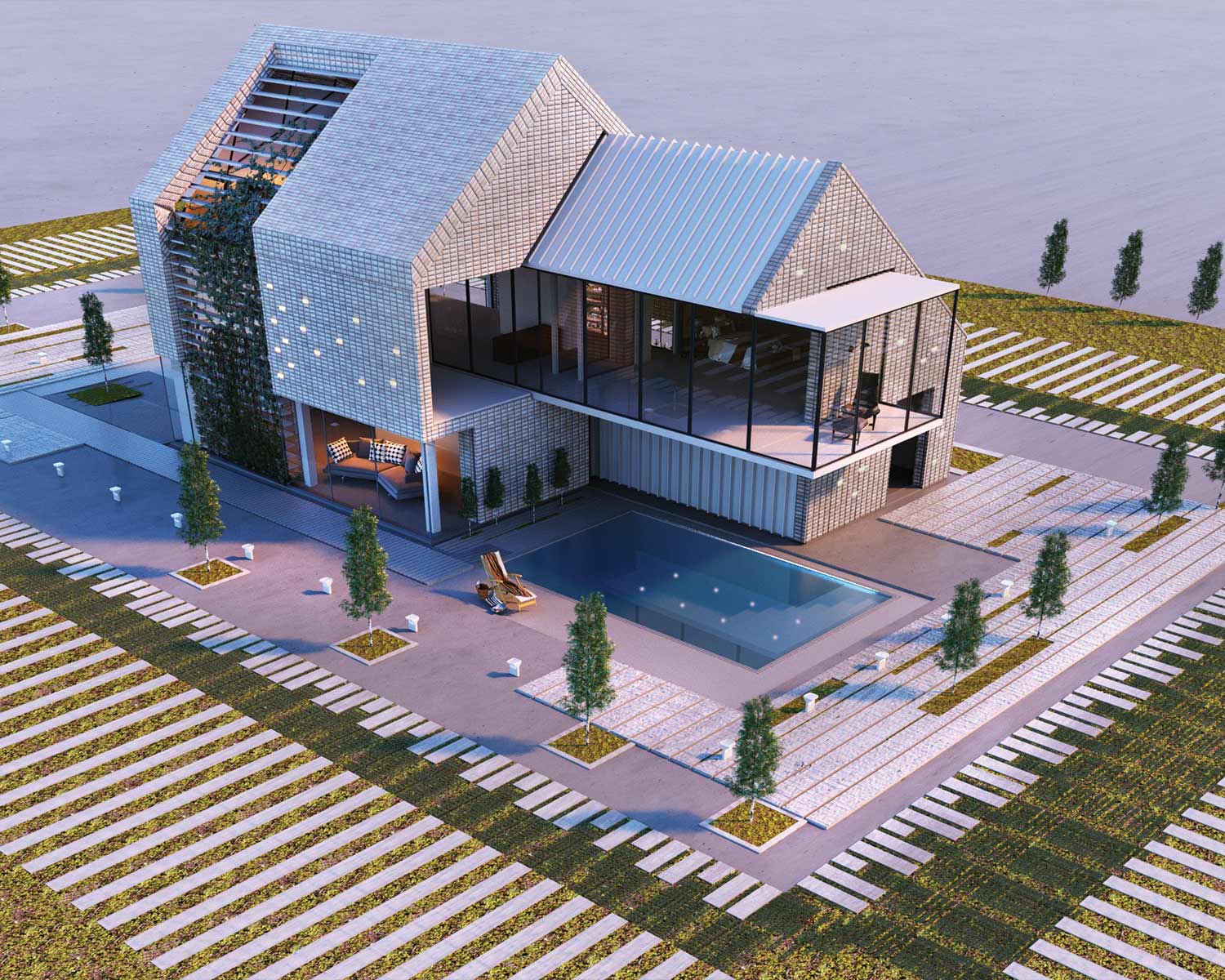 Sepidar Villa - Mesh Office-39