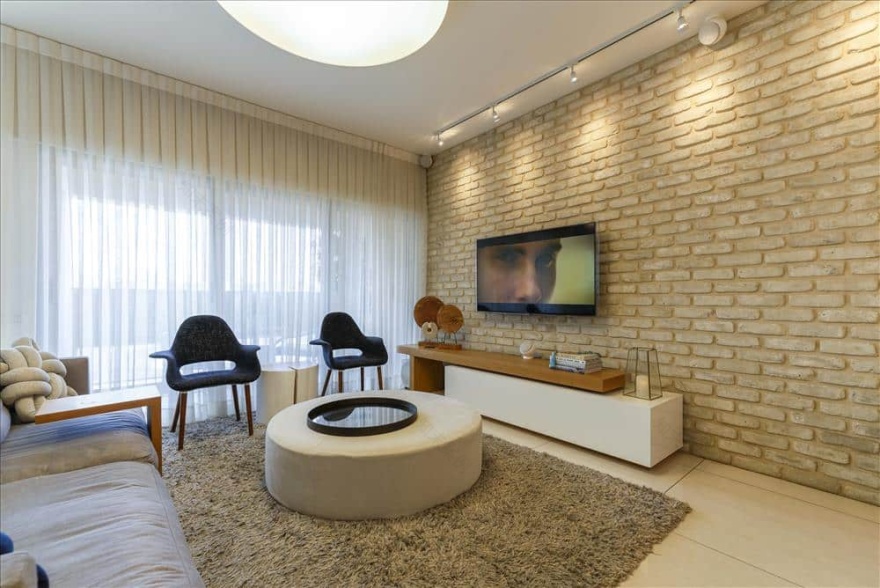 拉马特甘6居室阁楼室内设计丨博坦斯基室内设计与建筑事务所(由什洛米·博坦斯基创办和管理)-3