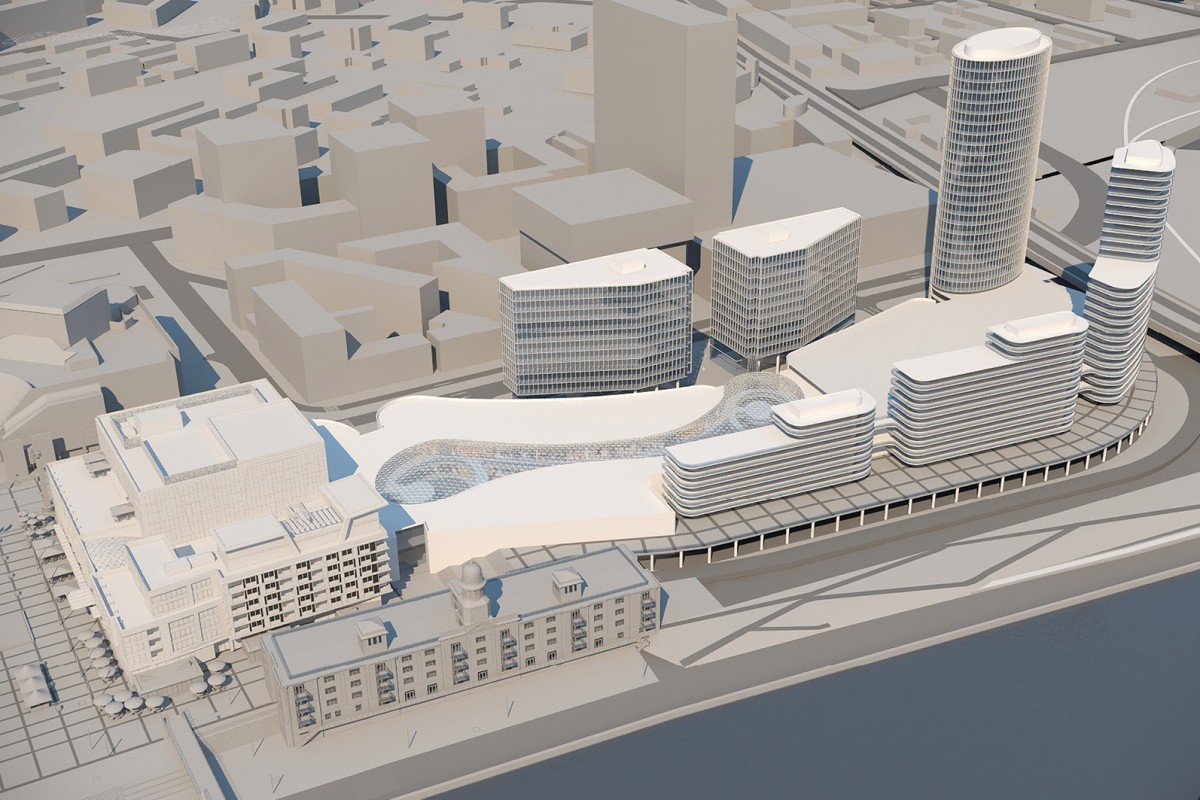 欧洲风情购物中心扩展区（注：Eurovea可以处理成专有名词音译为欧罗维阿 ，e·tension推测想表达extension，结合名称合理性翻译成扩展区 ，需根据实际场景进一步确认准确含义） 丨斯洛伐克布拉迪斯拉发-14