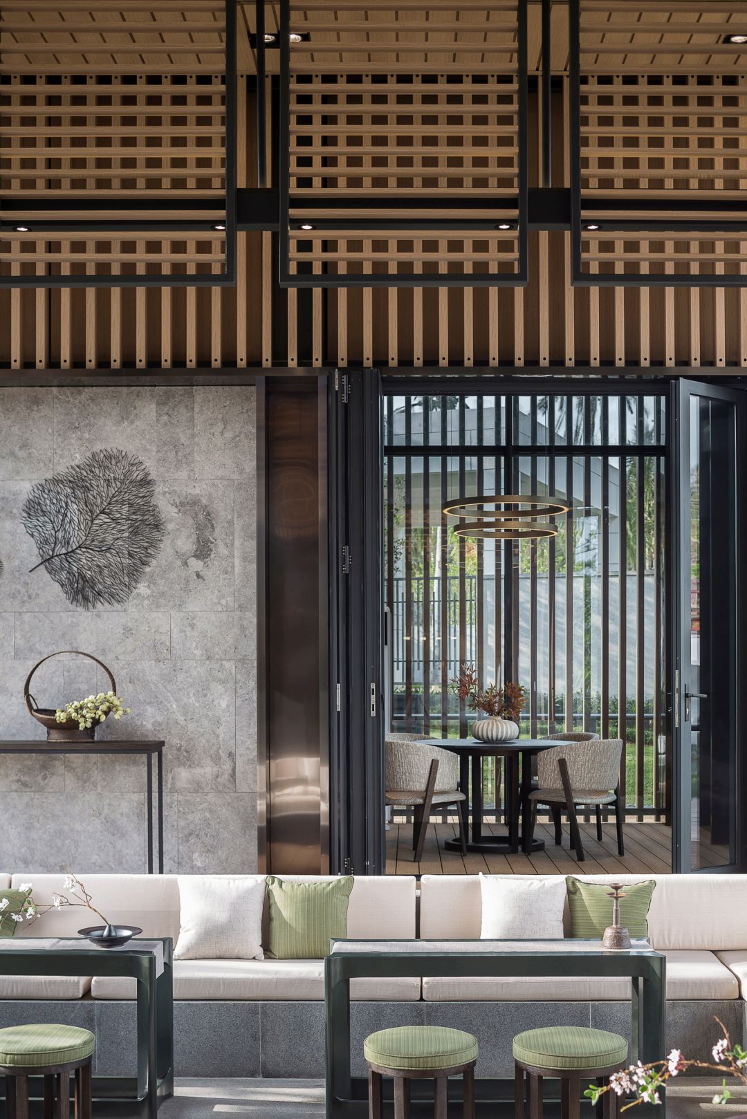 海南文昌鲁能·山海天生活馆&茶室 | 现代与传统的碰撞与交融-37