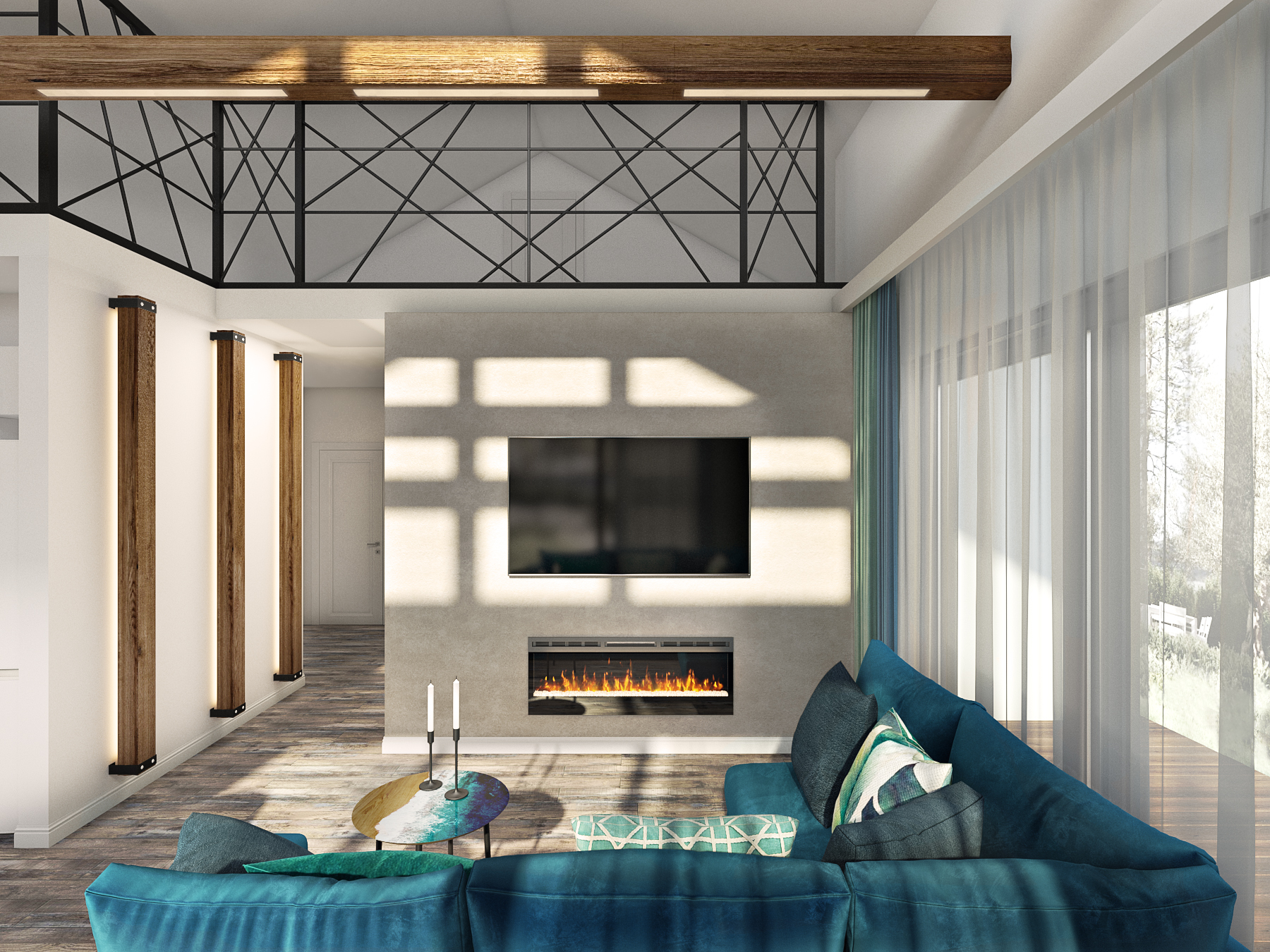 Белый лофт и немного эко-2