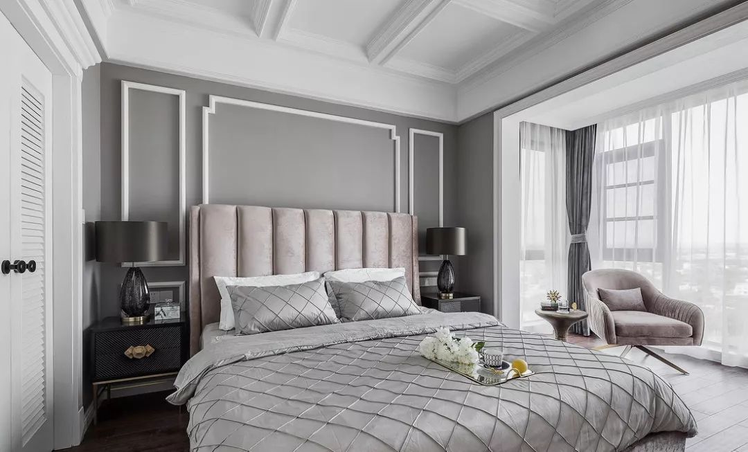 140㎡高级灰轻奢美式五室两厅-21