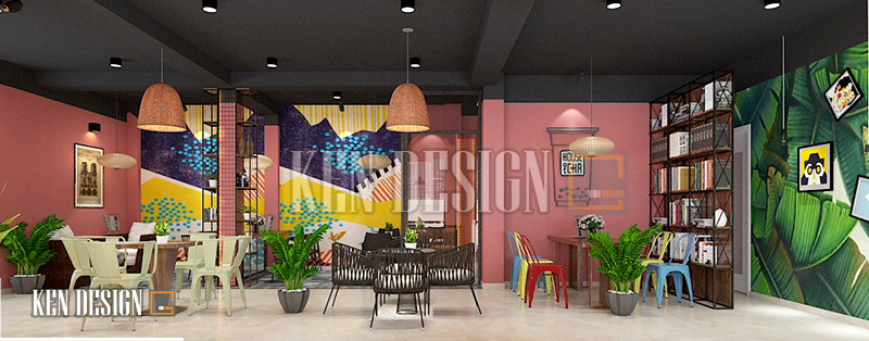 House of Cha Phan Văn Trường奶茶店室内设计丨Kendesign-13