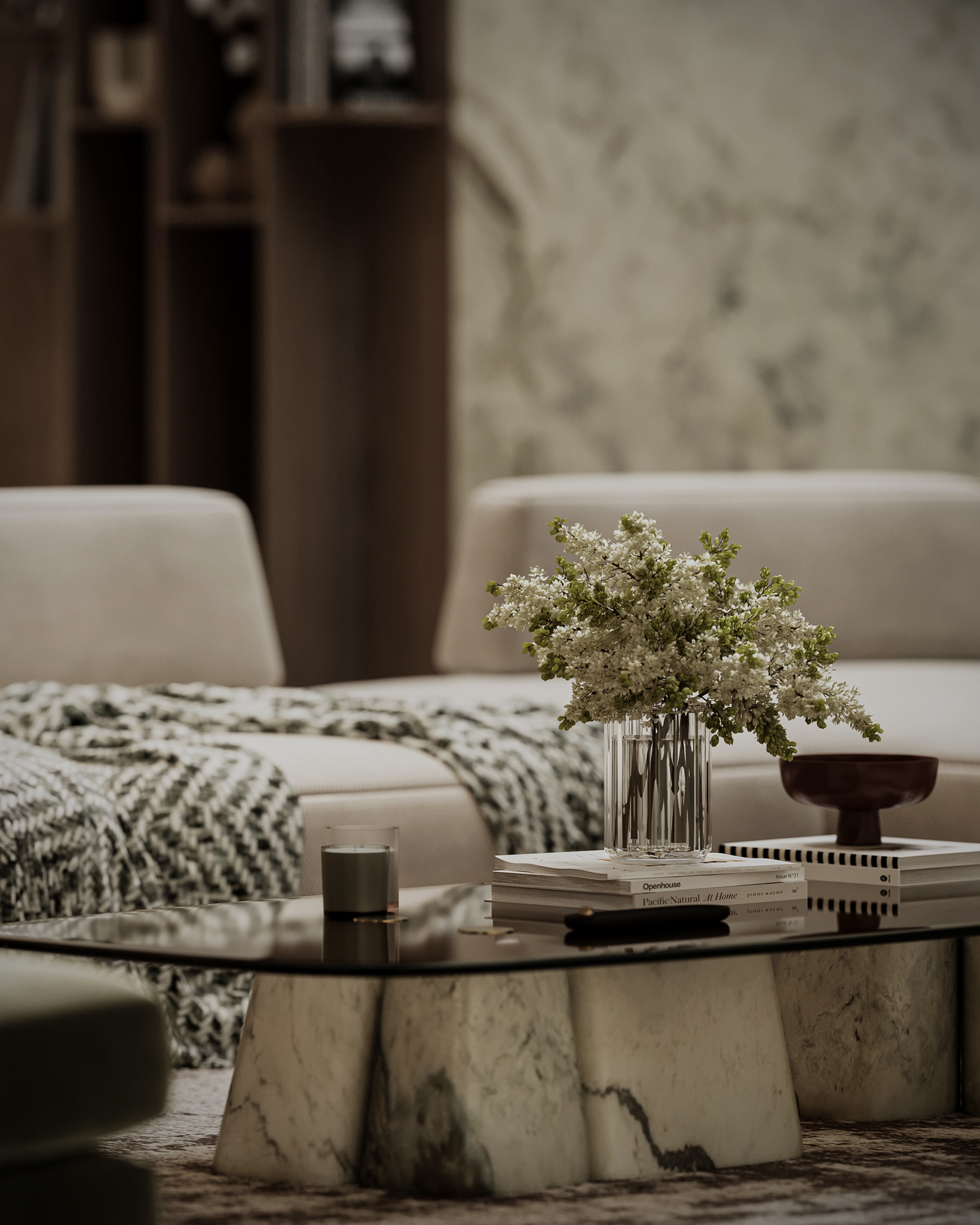 现代客厅与餐厅丨沙特阿拉伯-12