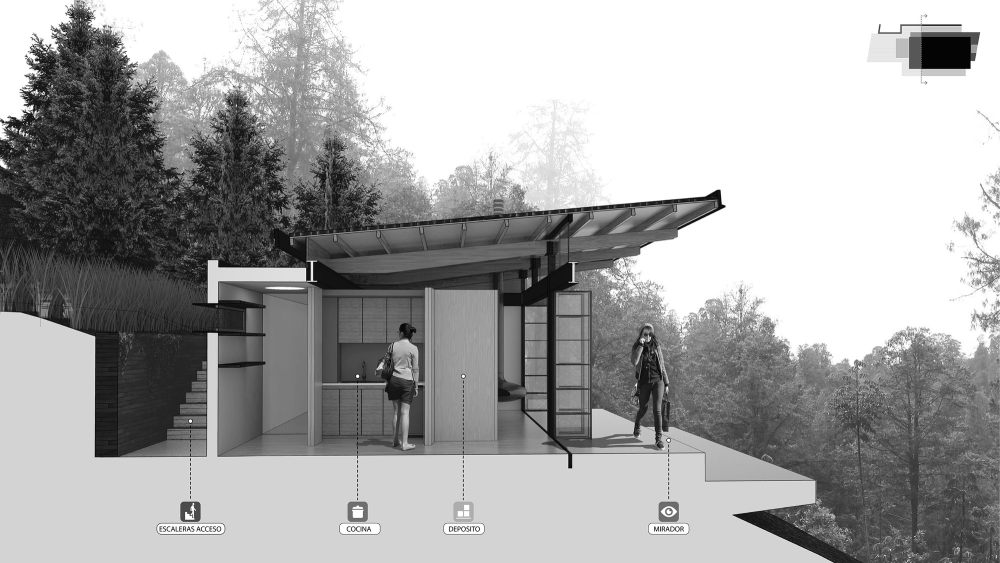 哥伦比亚山间隐秘度假小屋-48