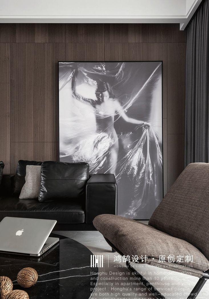 绍兴鸿鹄设计丨现代简约风,精致生活空间-7