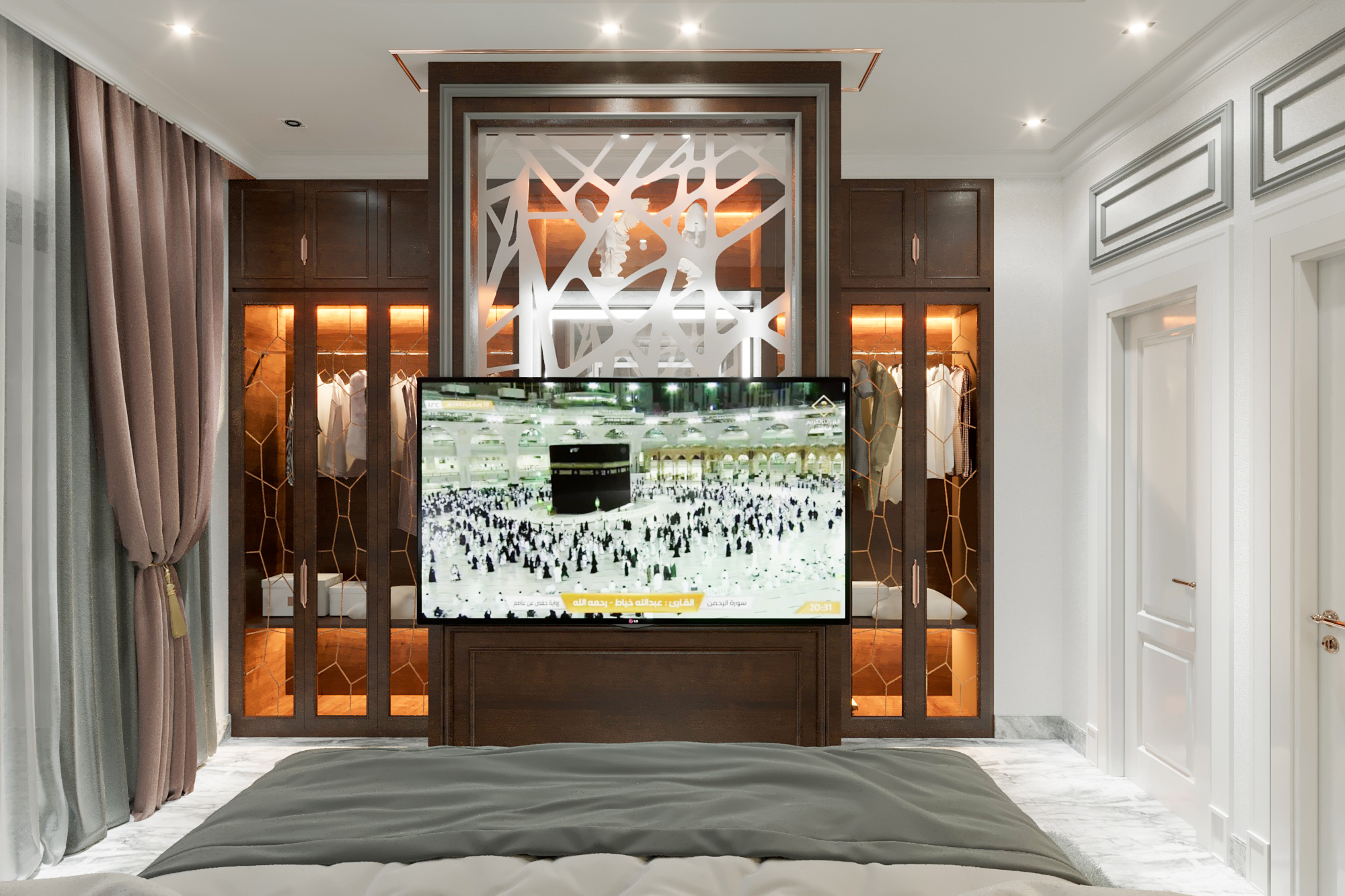 3D Interior Bedroom Ultra Modern-6