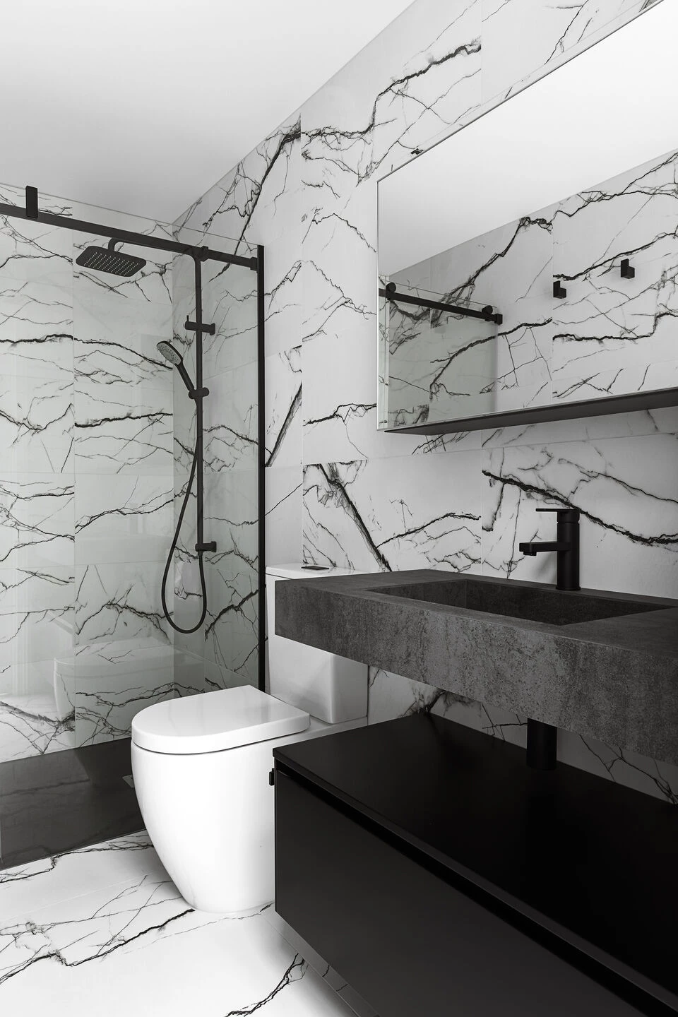 黑白绿三色打造的艺术之家丨澳大利亚丨SG2 design-9