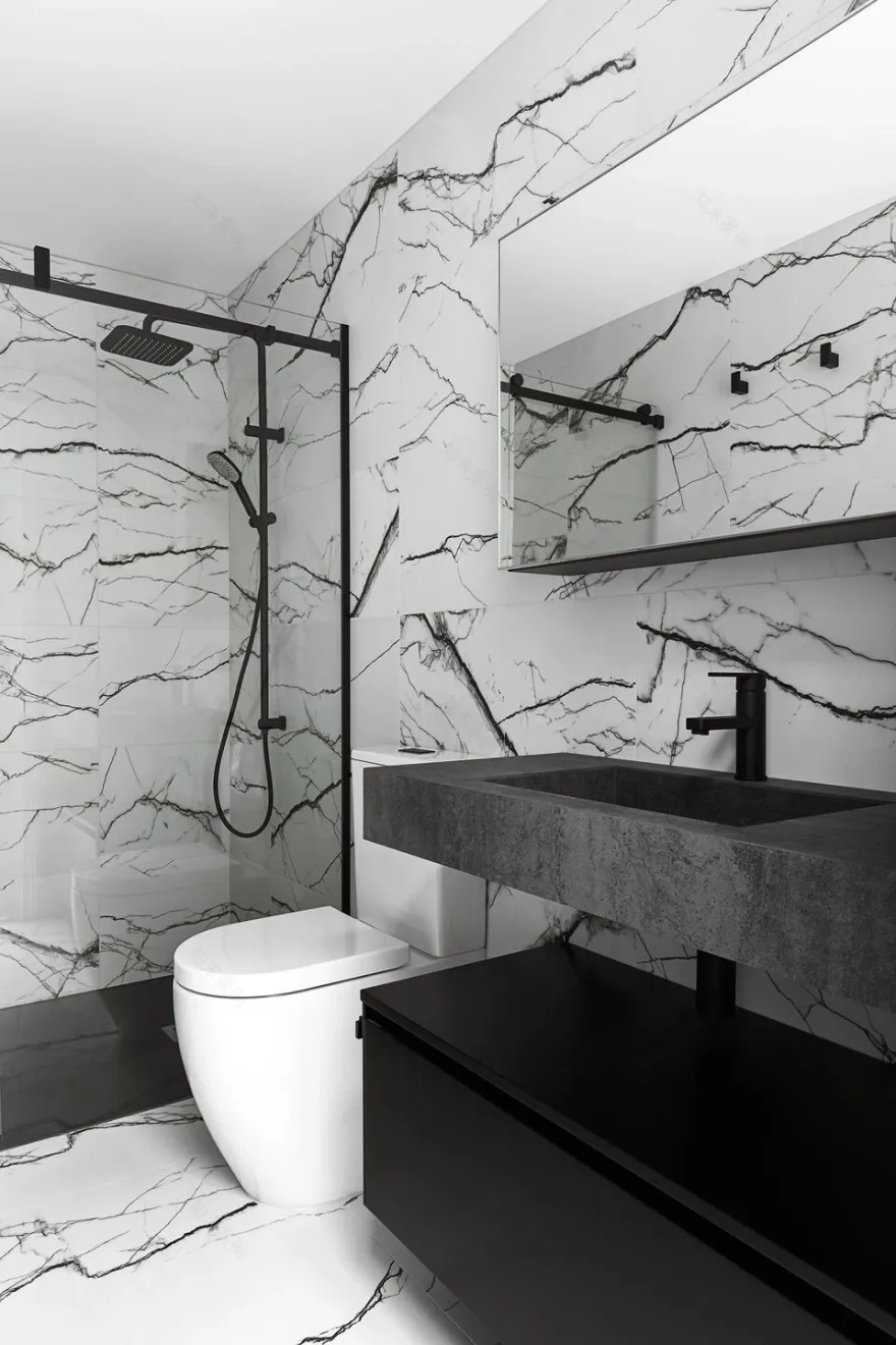 黑白绿三色打造的艺术之家丨澳大利亚丨SG2 design-9