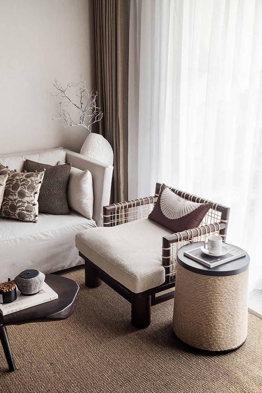 三亚悦菩提样板房软装设计丨中国三亚丨深圳市嘉行设计顾问有限公司-45