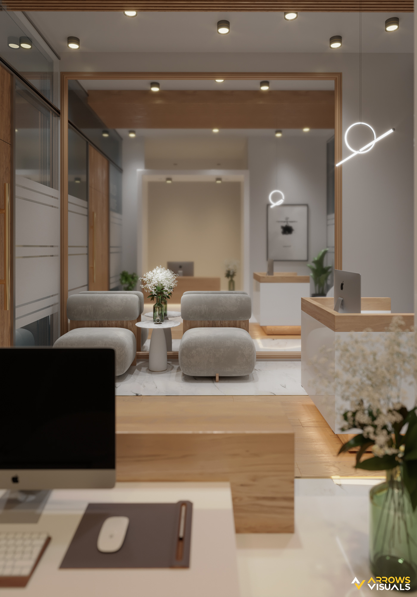 Tiny Company Reception 3D 视觉设计丨苏丹喀土穆丨Duaa Abdelfadil-7