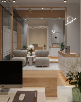 Tiny Company Reception 3D 视觉设计丨苏丹喀土穆丨Duaa Abdelfadil