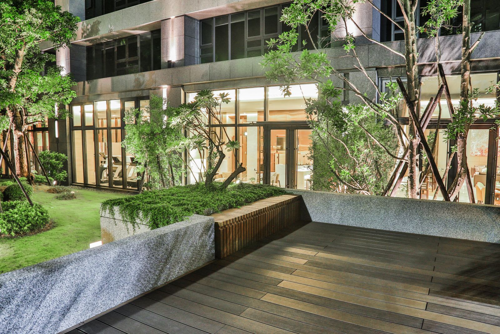柏悅府中庭住宅景观设计丨中国基隆丨萧家福建築師事務所,玫格聯合建築師事務所-5