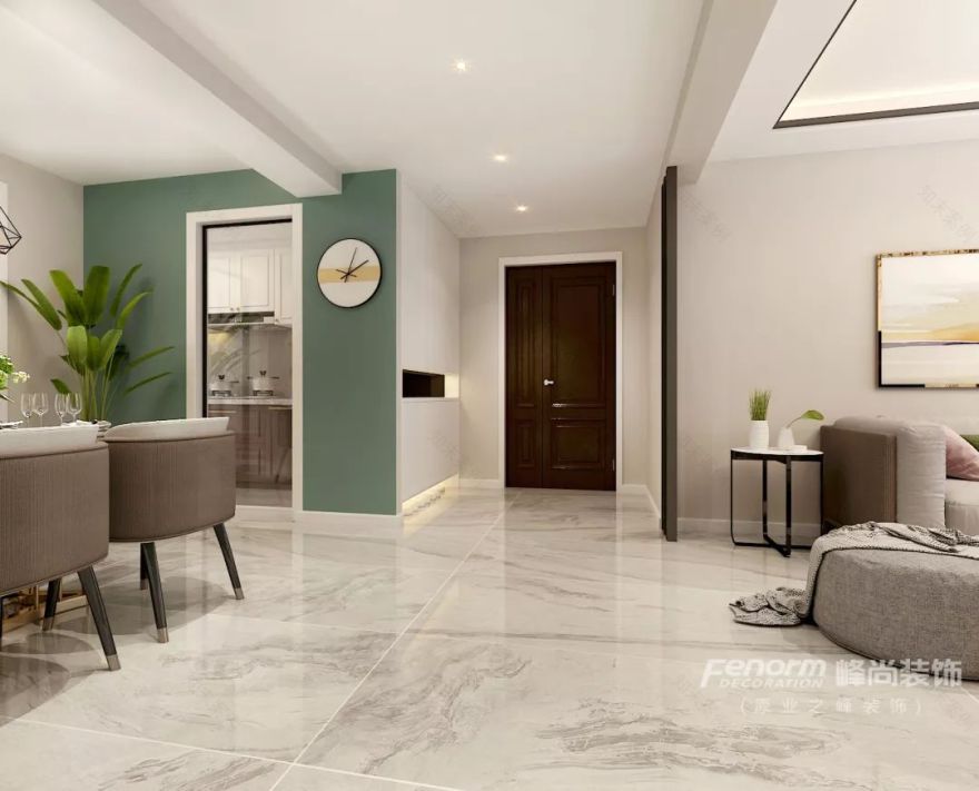 84㎡旧房翻新变 120㎡现代风,峰尚装饰王中英案例赏析-25