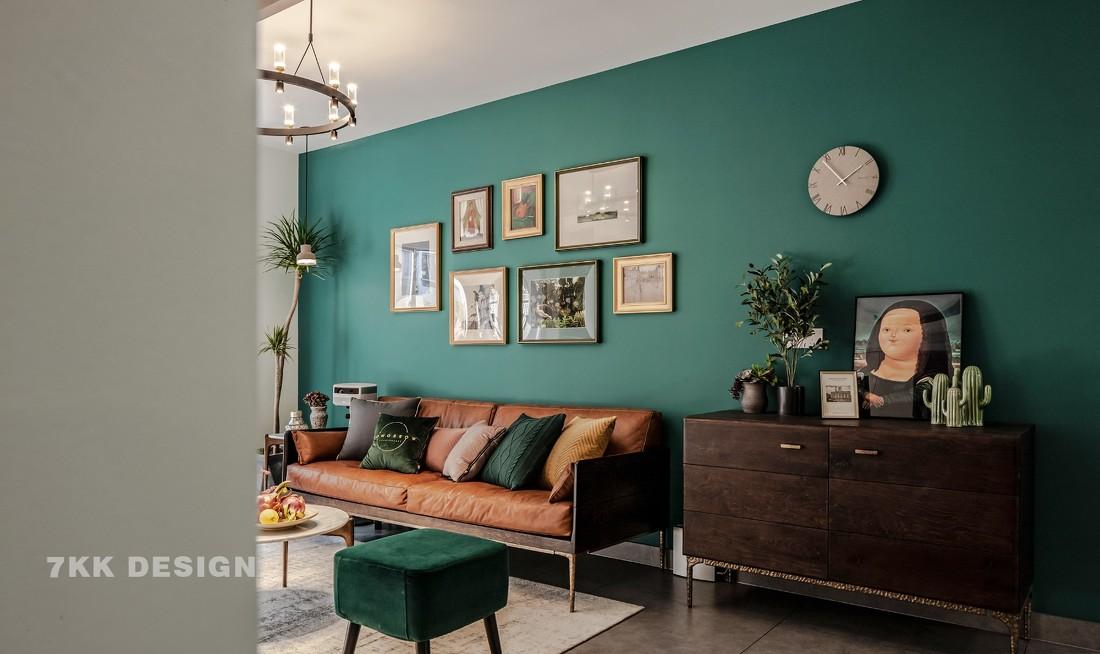 复古清新绿意北欧亲子宅，收纳与美学兼具-13