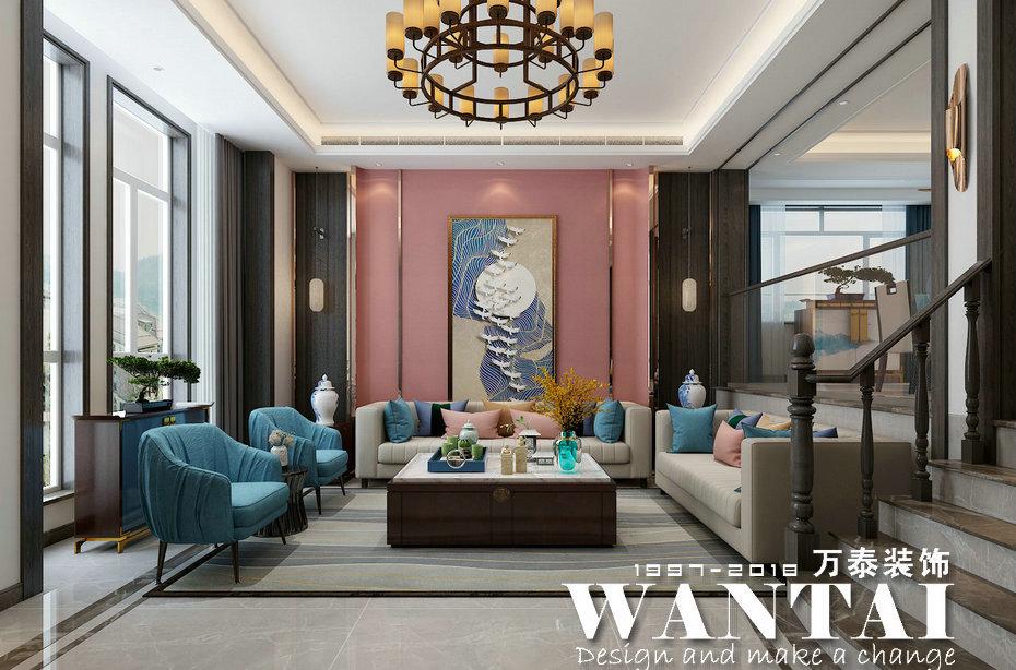 
泰安乐活小镇280㎡别墅装修效果图 -0