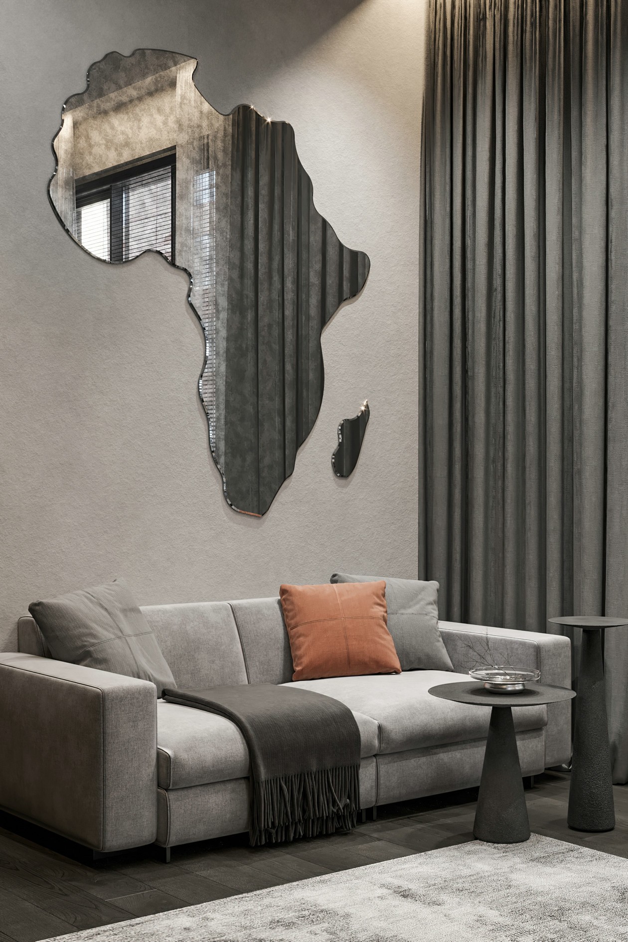 高级灰色系公寓设计-13