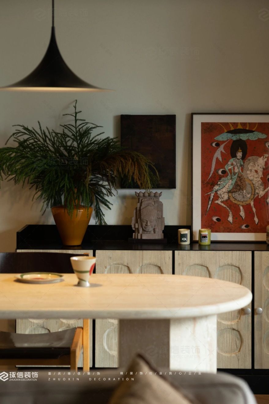 120 平侘寂风家居设计丨琢信装饰-14