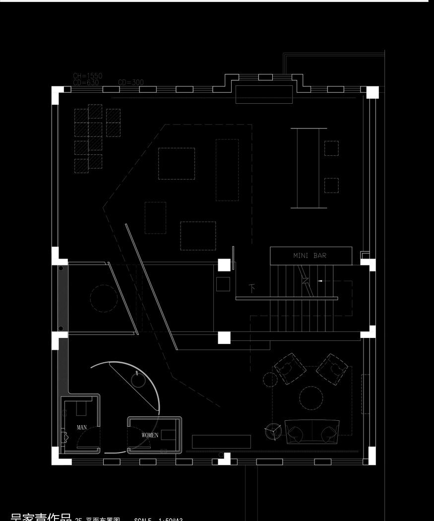 成都金科北路石材展示厅·垂直流线设计-6