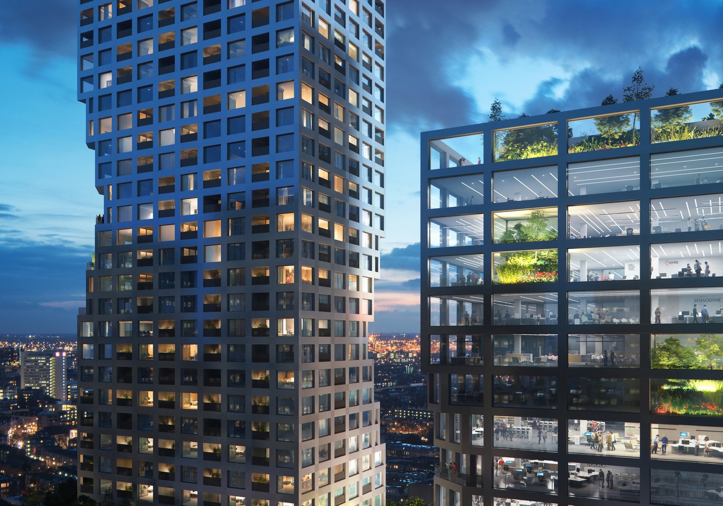 MVRDV Wins Competition for Dual Tower Mixed-36