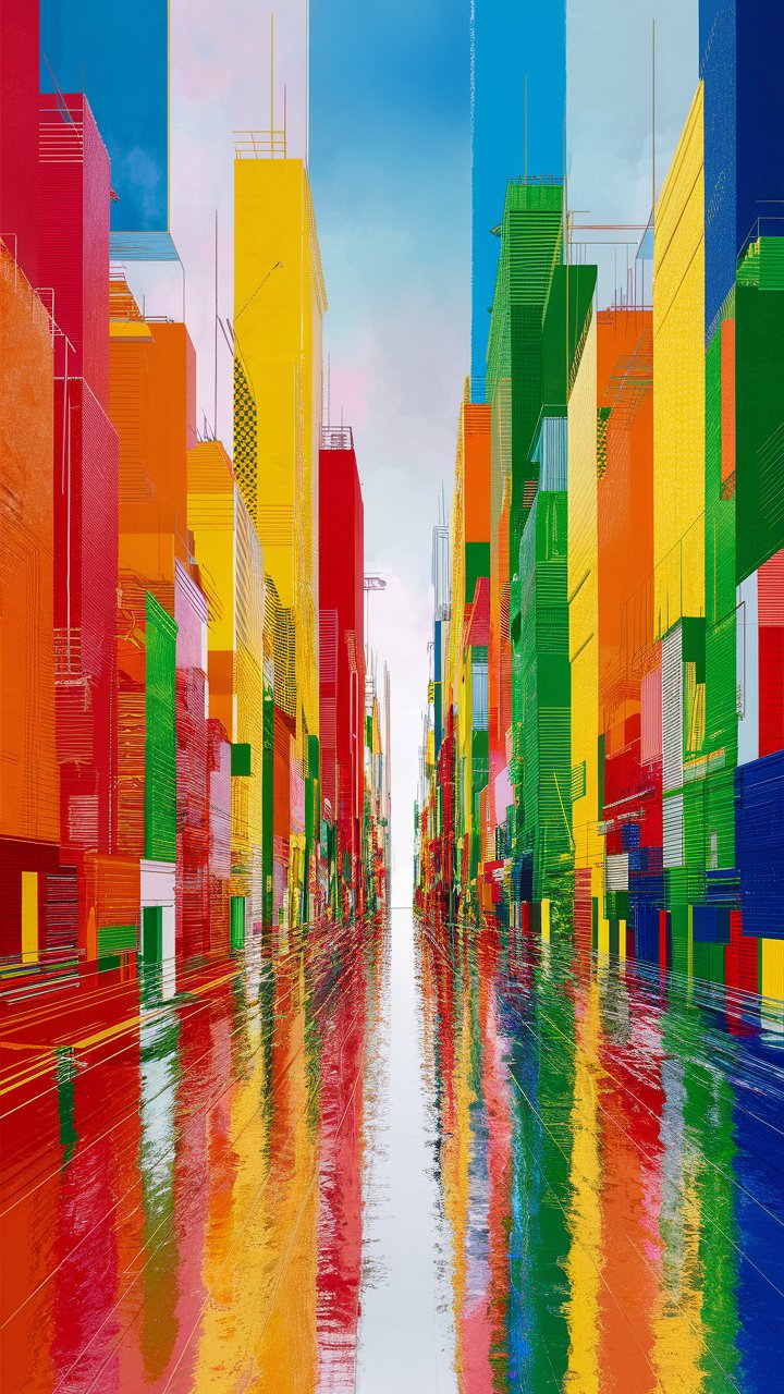 一座城市·色彩人工智能艺术丨Öskar Design Öskar-34