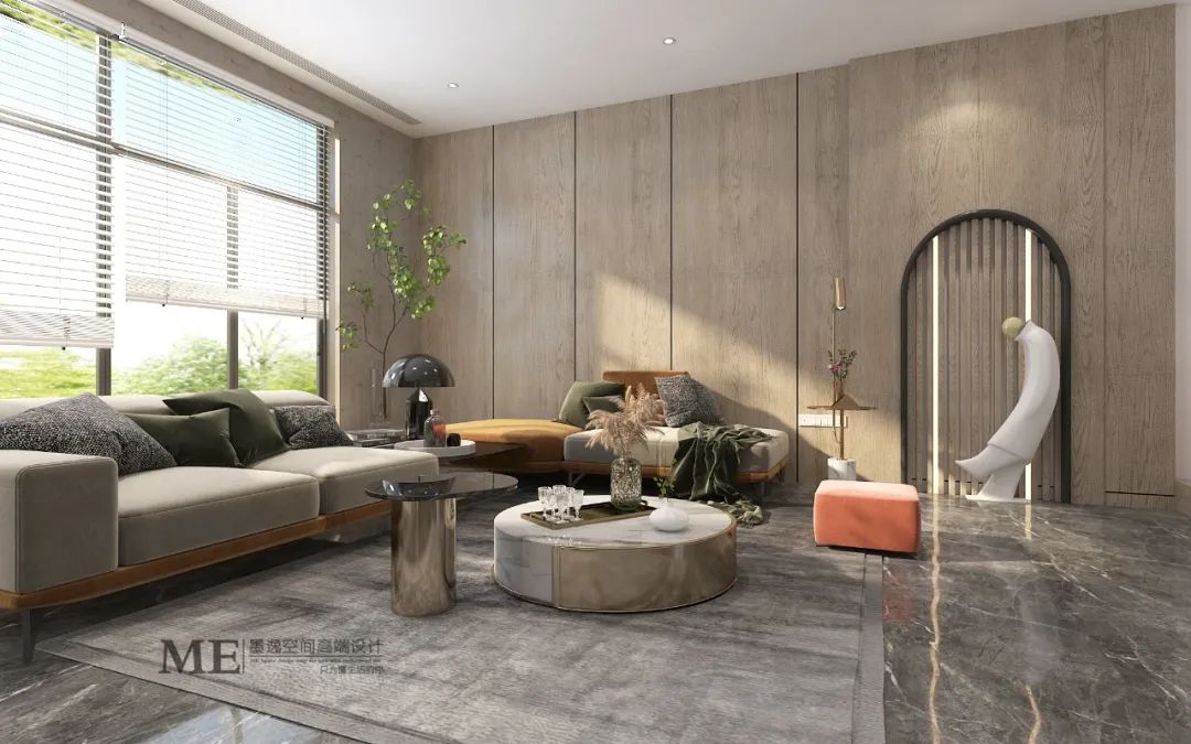 330m²龙山希思庄园别墅 | 自然纯粹的多功能空间设计-25