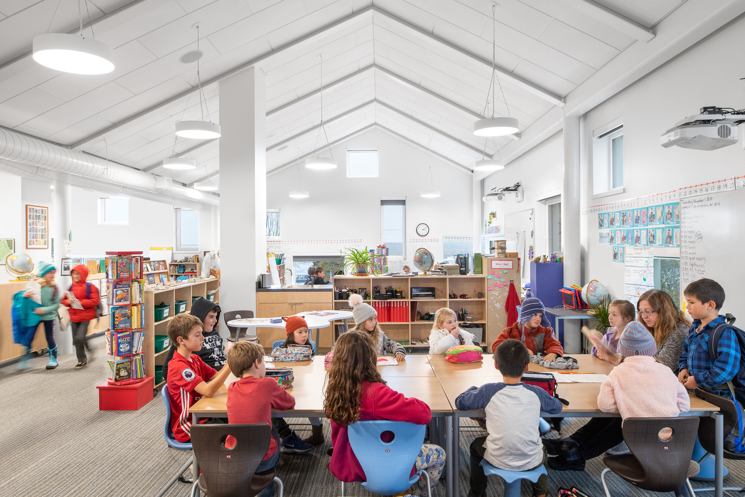 波特兰韦恩弗利特小学低年级部丨美国波特兰丨Simons Architects-33