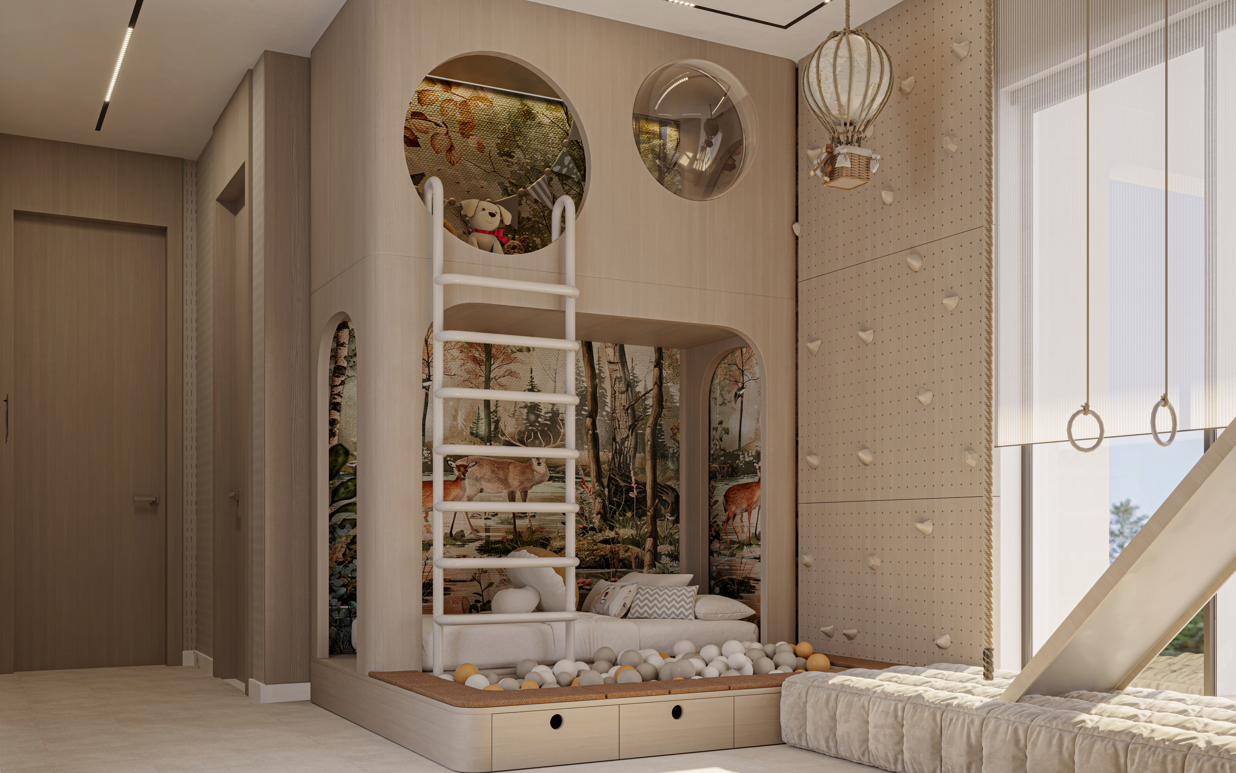 儿童房丨沙特阿拉伯丨Azm Studio-5