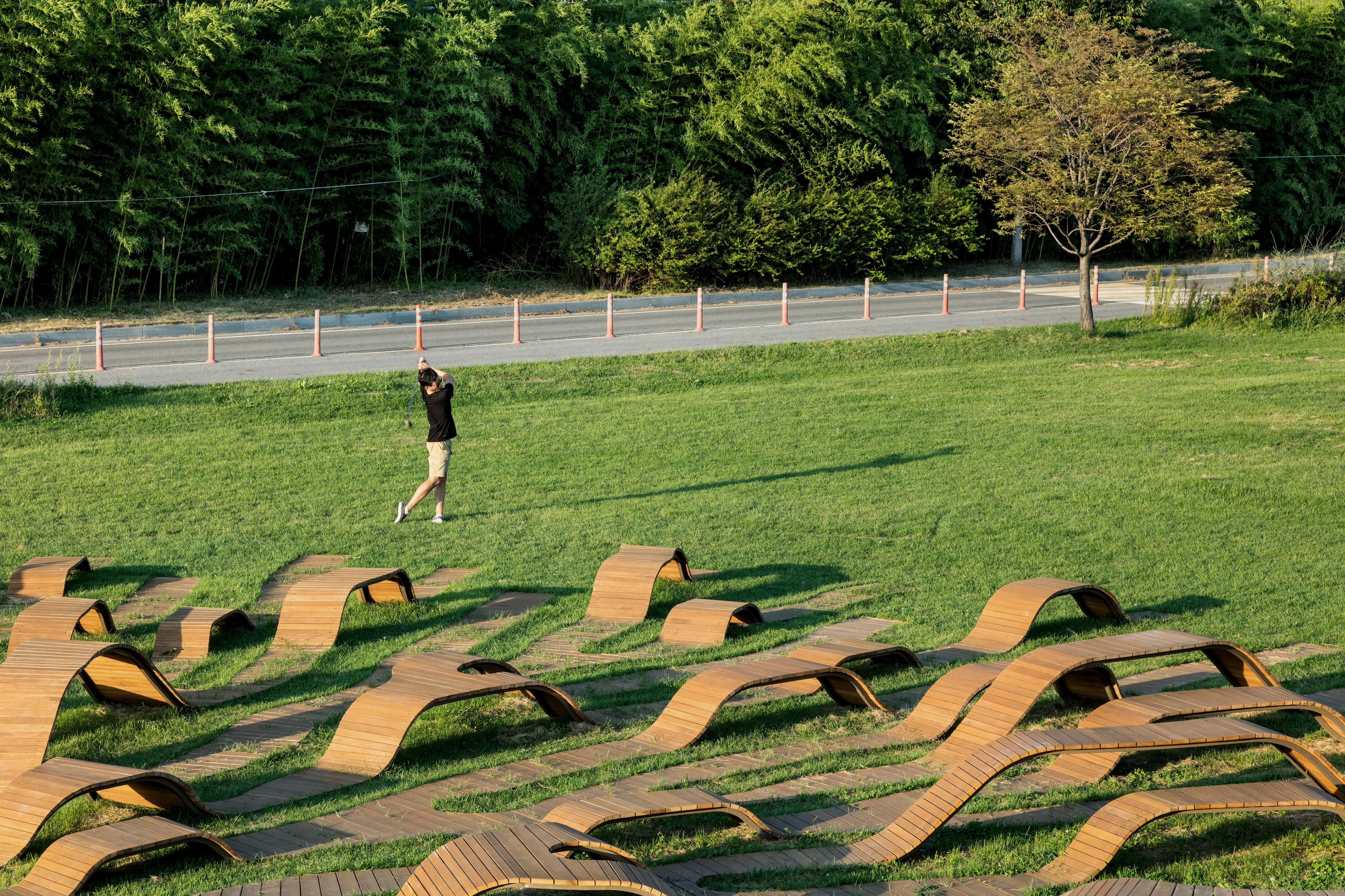 首尔汉江艺术公园“Root Bench”丨韩国首尔丨Yong Ju Lee Architecture-21