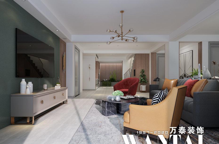 
泰安贵和天玺300㎡复式装修-泰安张继龙 -1