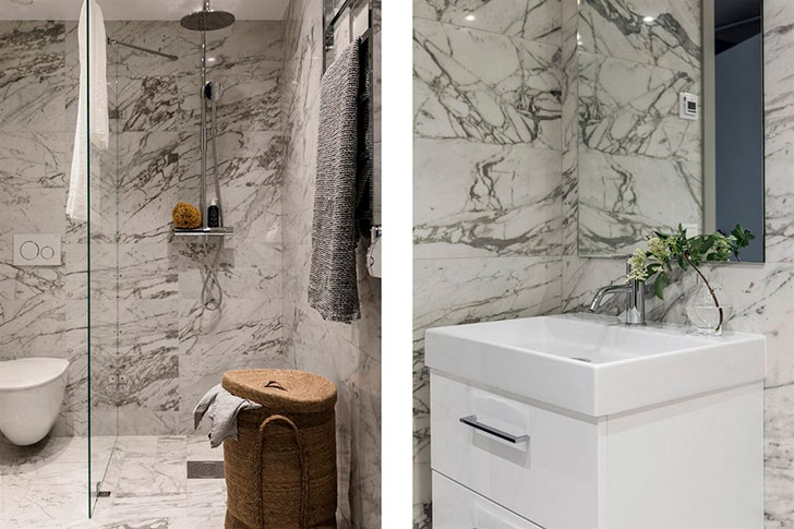 斯德哥尔摩 51 平米灰色 blue 公寓 | 独特色彩搭配营造温馨北欧风-13