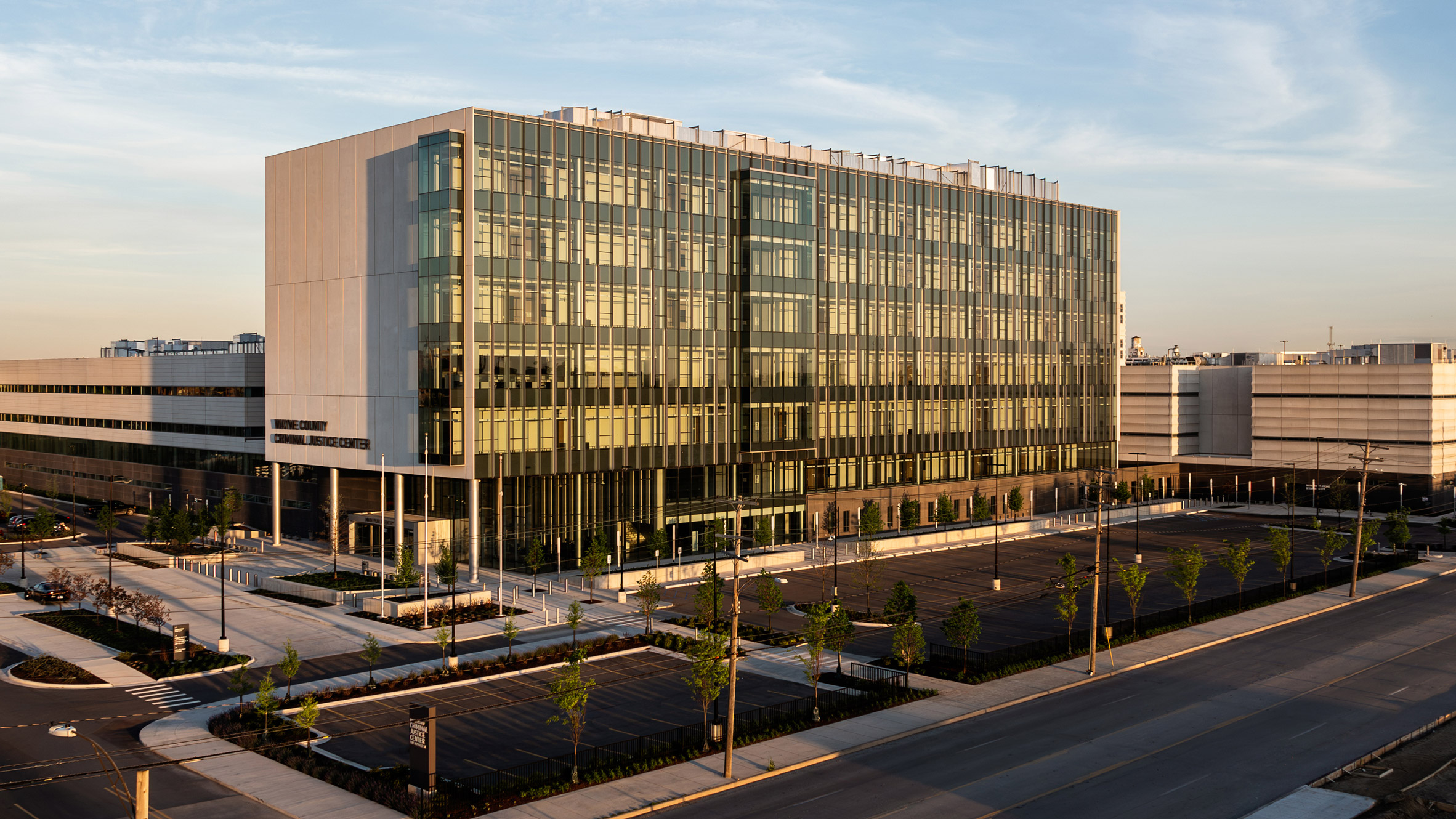 韦恩县刑事司法中心丨美国底特律丨HOK建筑事务所-0