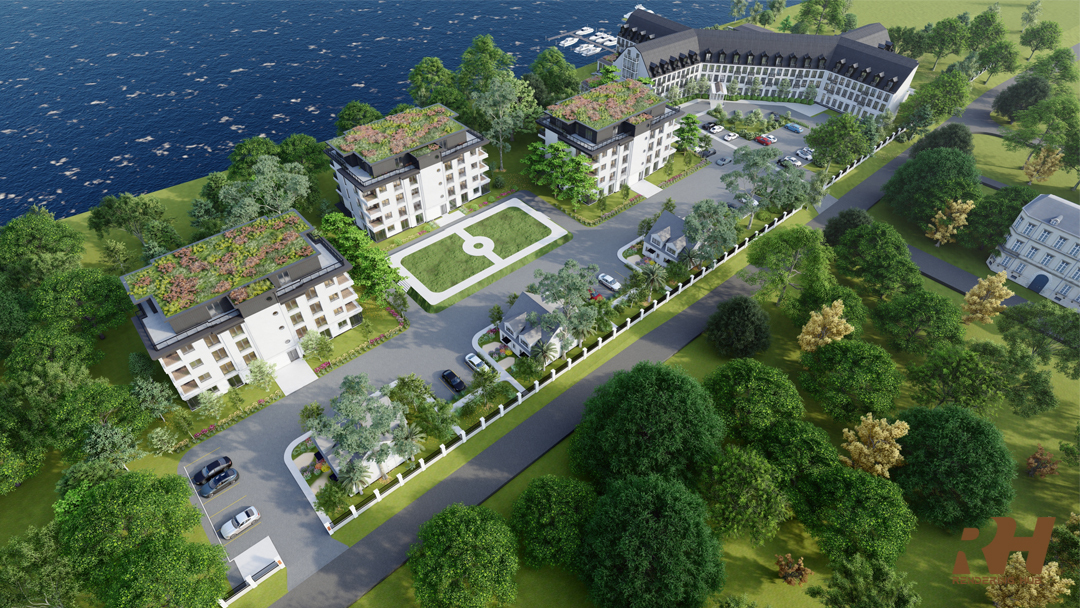 Hotel Exterior Design & 3D Rendering-9