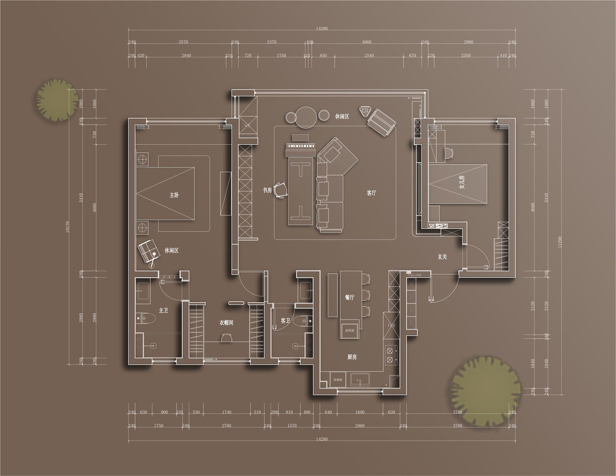 留白·私宅 ｜栀予｜丨留白屿下空间建筑-26