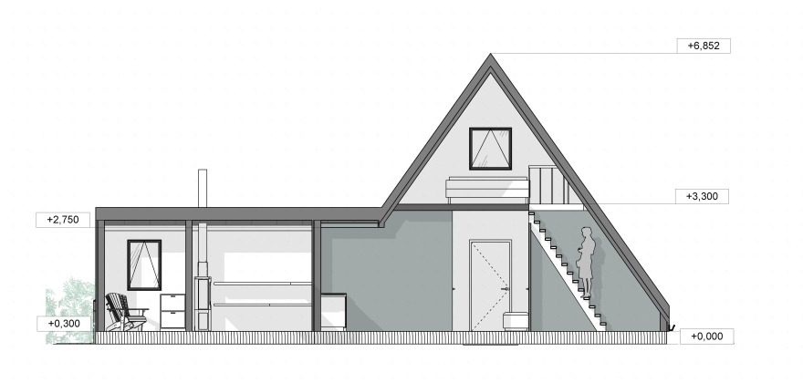 A 型框架房屋设计方案丨俄罗斯秋明-20