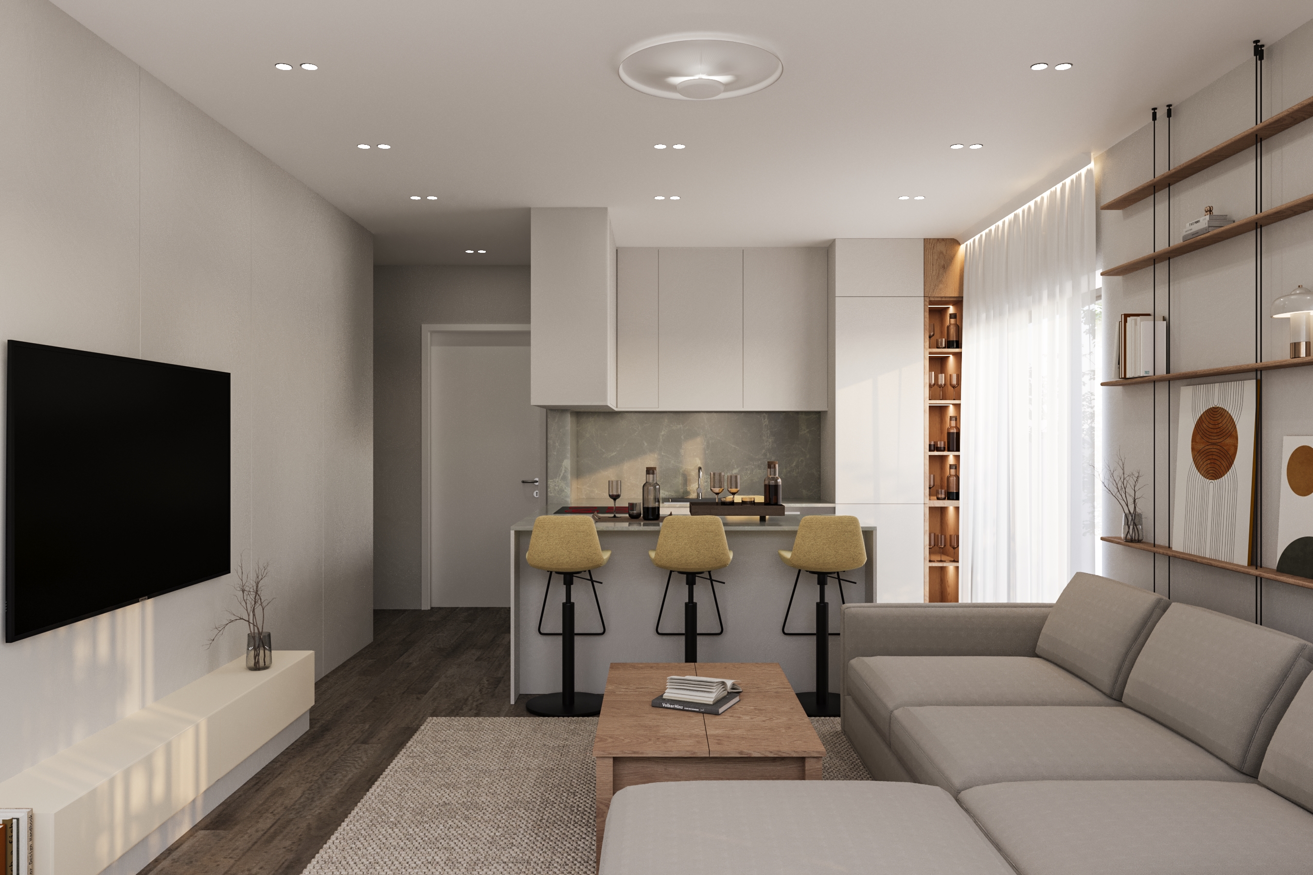 Bright and Functional 1 Bedroom Apartment-1